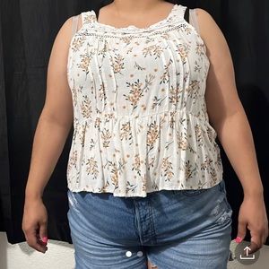 Floral tank XL